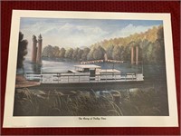 Unframed print by WM Tippie “The Ferry at Valley