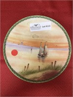 Hand painted Nippon plate 8”d