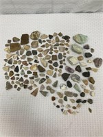 Collection  of Native American artifacts points