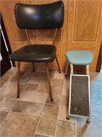 Retro Liberty Chair, Shoe Fitting Stool