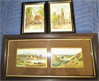 Three Small Framed Prints