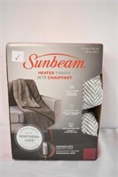 50 X 60"  SUNBEAM HEATED THROW - GREY