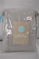 QUEEN SHEET SET - TAN - MARTHA STEWART