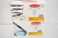 RUBBERMAID STORAGE - ONE COMPLETE - ONE NOT