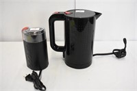 BODUM COFFEE GRINDER AND KETTLE