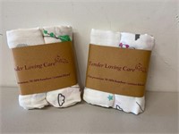Four (4) Tender Loving Care Receiving Blankets