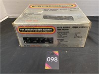 Toyota Auto Reverse Stereo Cassette Tape Player
