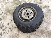 2 Tires W/ 4 Hole Rims