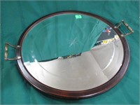 Mirror serving tray 19 1/2 diameter