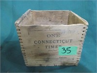 Connecticut Timer - small wooden box
