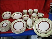 8 pc. setting of  porcelaine dishes