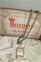 Vintage Ladies Belforte Watch w Orig Box