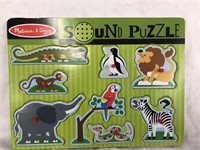 Melissa & Doug Sound  Wood Puzzle