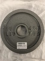 New Olympic Style Iron Weight Plate -10 LB