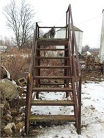 Seven Step All Steel Portable Stairs
