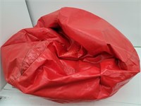 Red Vinyl Bean Bag Chair