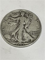 1942 Walking Liberty Half Dollar