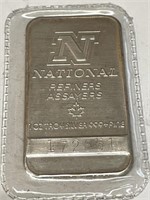 1 oz. National Refiners Silver Bar