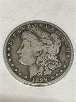 1899 o Morgan Silver Dollar