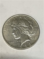 1923 US Peace Silver Dollar