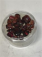 21 tcw. Natural & Electric Tested Garnet Gems