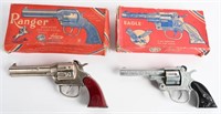 KILGORE EAGLE & RANGER CAP GUNS w/ BOXES