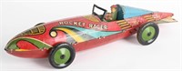 MARX TIN WINDUP ROCKET RACER