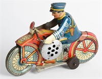 MARX TIN WINDUP PD MOTORCYCLE