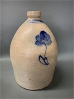 N. Eberhardt 5 Gallon Decorated Stoneware Jug