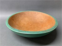 Woodenware Turned Primitive Bowl