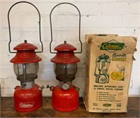 Pair of Early Coleman #200 Lanterns