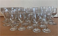 Lot of Many Clean Stemware Parfait and Other Glass