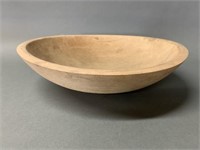 Woodenware Turned Primitive Bowl 11"