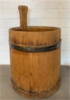 Primitive Pine Banded Water Pail