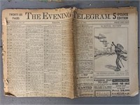 1913 Issue of The Evening Telegram-Toronto Ontario
