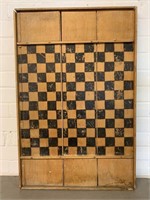 Early Wooden Games  Board-Checkers/Chess