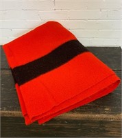 Vintage Hudson Bay 100% Wool Blanket