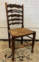 Fine Rush Seat Ladder Back Side Chair