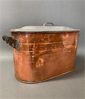 Copper Boiler with Handles and Rare Lid