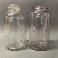 Rose and Schram Preserve Jars-Clear-Amethyst