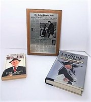 Three Tom Landry Books