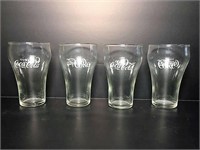Four Coke Glasses