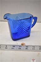 Blue Glass Creamer