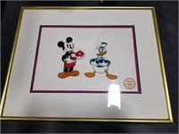 Disney Cel Serigraph Mickey's Amateurs Framed