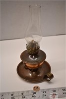 Small Brass Coal Oil Lamp