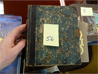 EARLY DIARY, LIST OF ITEMS OWNED, LOCKING BOOK