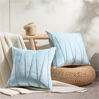 Decorative Hand-Made Throw Pillow Covers (2)