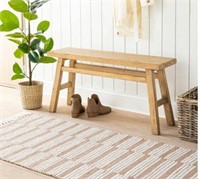 Wooden Bench Natural - Threshold™