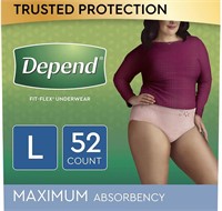 Incontinence Underwear for Women 56 Pack Large