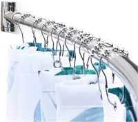 Adjustable Curved Shower Curtain Rod